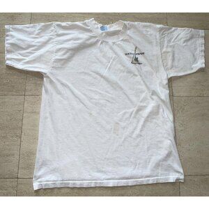 Vintage TOOLS OF THE TRADE Beige TSHIRT GUITARS SZ Large